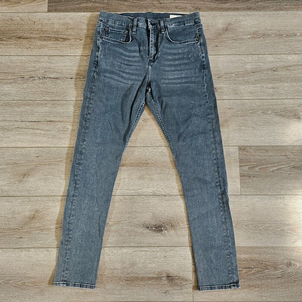 Rag And Bone Indigo Blue Jeans Mens Fit 1 Extra Slim Denim Skinny Leg 32x32